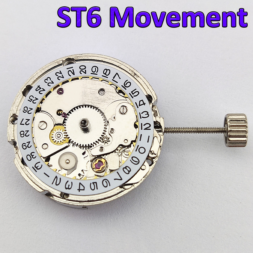 Perpetual Calendar Watch - กลไกนาฬิกา Seagull ST6 คุณภาพสูง กลไกอัตโนมัติสีขาว พร้อมปฏิทิน