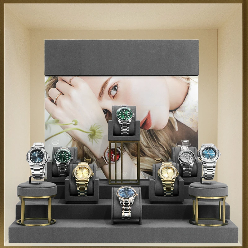 Luxury Watch Stand - แท่นวางนาฬิกาอุปกรณ์ประกอบฉากถ่ายทอดสดความคิดสร้างสรรค์ฐานวางนาฬิกาหรูหรารางชั้นวางสร้อยข้อมือนาฬิกา