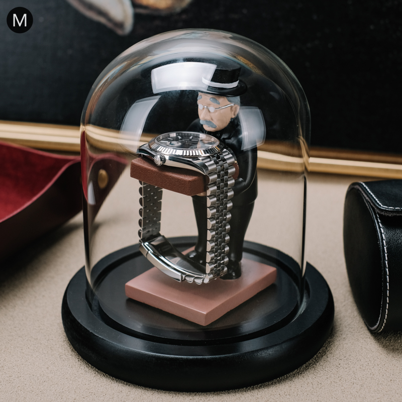 Luxury Watch Stand - ตารางนาฬิกาวินเทจผู้ถือกรณีนาฬิกาแฟชั่นผู้ถือขาตั้ง Mechanical เก็บนาฬิกา Plexiglass ของขวัญ
