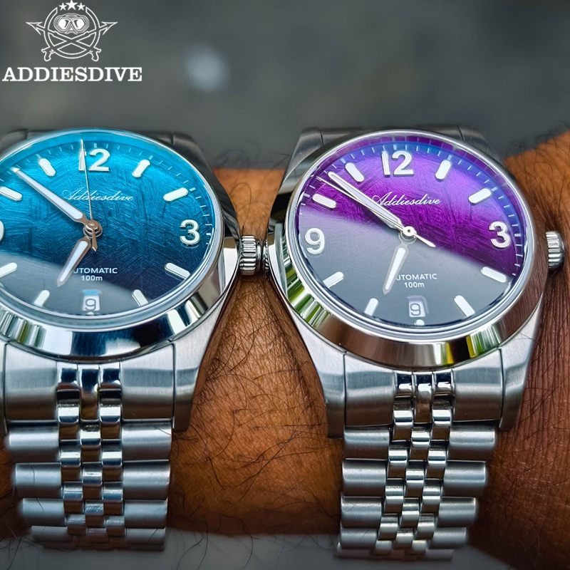 Luxury Watch Collection Box - ADDIESDIVE ใหม่นาฬิกากลไกอัตโนมัติ AD2547 แบรนด์ชั้นนำกระจกแซฟไฟร์นาฬิกาข้อมือผู้ชายส่องสว่าง 100 เมตรกันน้ำนาฬิกาสปอร์ต