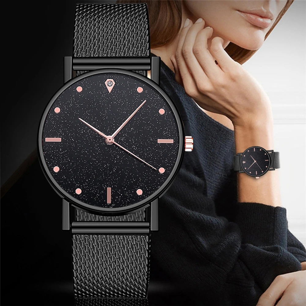 Luxury Watch Gold And Black - 2025 ใหม่ซิลิโคนผู้หญิงนาฬิกาสีดํานาฬิกาข้อมือควอตซ์ Analog แฟชั่นสุภาพสตรี Golden Rose