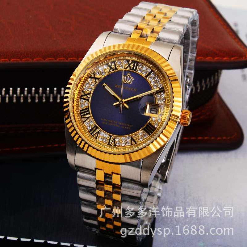 Luxury Watch Name - 2016 Luxury HK REGINALD ยี่ห้อนาฬิกาข้อมือ Golden