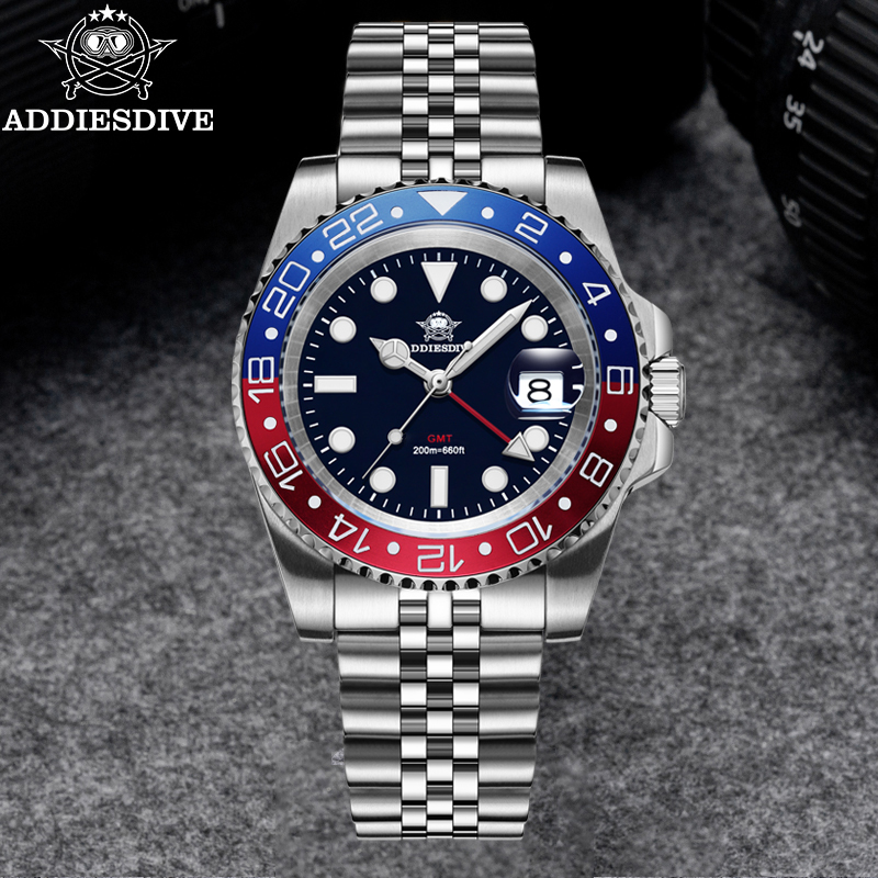 Luxury Watch La - ADDIESDIVE นาฬิกาผู้ชาย 40 มม.เซรามิค BEZEL BGW9