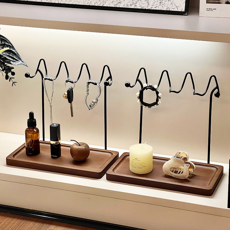 Luxury Watch Stand - ชั้นวางเครื่องประดับหรูหราสำหรับตกแต่งทางเข้าบ้าน ที่เก็บกุญแจและเครื่องประดับระดับไฮเอนด์ พร้อมที่วางสร้อยคอและนาฬิกา