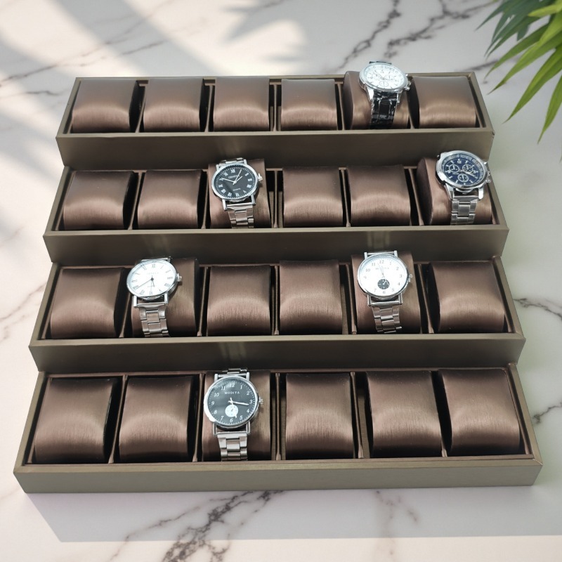 Luxury Watch Stand - แท่นวางนาฬิกาแบบตั้งโต๊ะ ถาดเก็บนาฬิกาหรูหรา ชั้นวางบรรจุภัณฑ์นาฬิกาขนาดใหญ่ ชั้นวางโชว์นาฬิกาสำหรับหน้าต่างร้านค้า