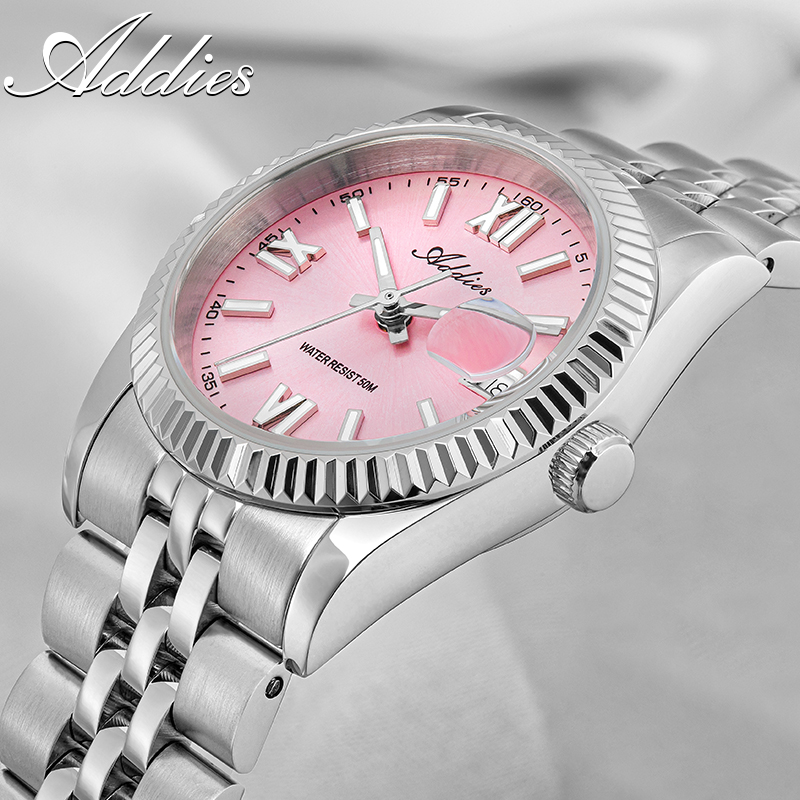 Perpetual Calendar Watch - แอดดี้ส์ ลักชัวรี วูแมน วอทช์ แซฟไฟร์ คริสตัลสแตนเลสสตีลนาฬิกาผู้หญิงธุรกิจซุปเปอร์ลูมินัส