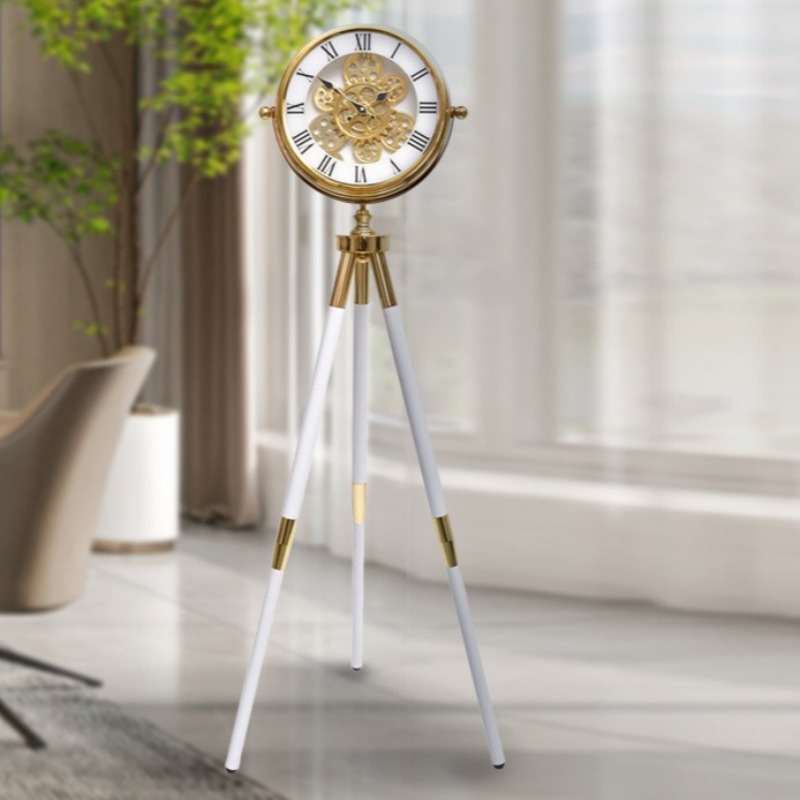 Luxury Watch Stand - นาฬิกาตั้งพื้นแบบขาตั้ง นาฬิกาตั้งพื้นหรูหรา สไตล์อเมริกันสมัยใหม่ นาฬิกาตั้งพื้นตกแต่งบ้าน นาฬิกาตั้งพื้นดีไซน์สร้างสรรค์สไตล์นอร์ดิกสำหรับห้องนั่งเล่น