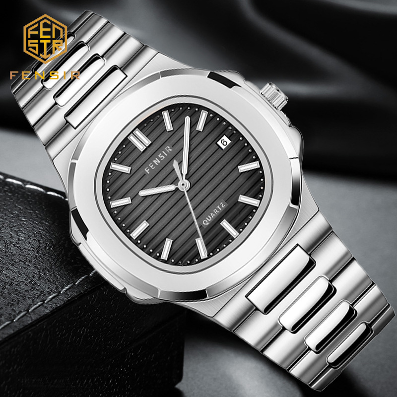 Luxury Watch Name Brands - นาฬิกาแบรนด์ดังสุดคลาสสิกสำหรับผู้ชาย นาฬิกาควอทซ์พร้อมปฏิทินทรงสี่เหลี่ยมขนาดเล็ก นาฬิกาข้อมือสุดหรูและมีสไตล์ นาฬิกาผู้ชายสไตล์เกาหลีแบบลำลองสำหรับหนุ่มๆ และนักเรียน ของขวัญที่ดีที่สุดสำหรับเขา
