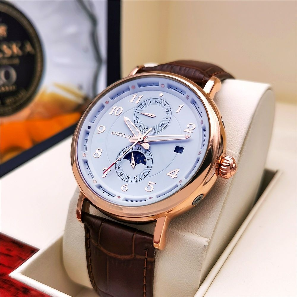 Luxury Watch Name Brands - นาฬิกาข้อมือผู้ชายสุดหรูระดับไฮเอนด์ ดีไซน์โครงกระดูกอัตโนมัติเต็มรูปแบบ แฟชั่นลำลองสไตล์ธุรกิจ ดีไซน์ทันสมัย หลากหลายสไตล์ นาฬิกาข้อมือผู้ชายสุดอินเทรนด์