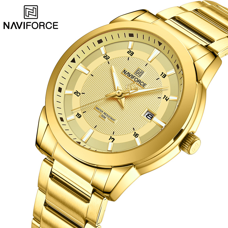 Luxury Watch Name - 2024 TOP ยี่ห้อ NAVIFORCE Mens นาฬิกาสแตนเลส