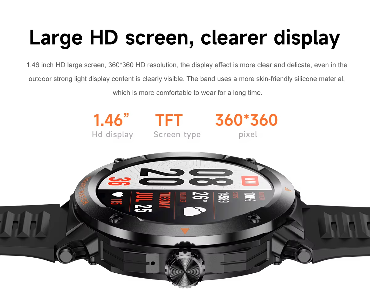NFC สมาร์ทนาฬิกาหูฟังไร้สายบลู - Luxury Watch La บทวิจารณ์และราคา