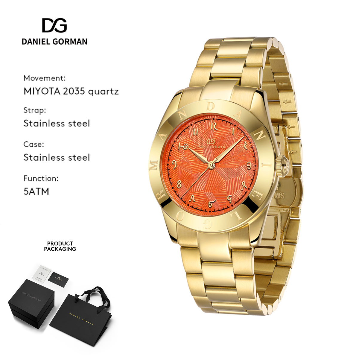 นาฬิกาควอทซ์ผู้หญิง ดีไซน์โดปา - Luxury Watch Gift For Her บทวิจารณ์และราคา