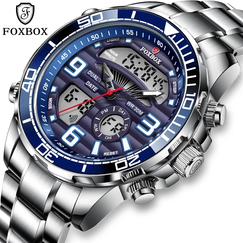 Foxbox นาฬิกาดิจิตอลสำหรับผู้ช - Luxury Watch All Brands บทวิจารณ์และราคา