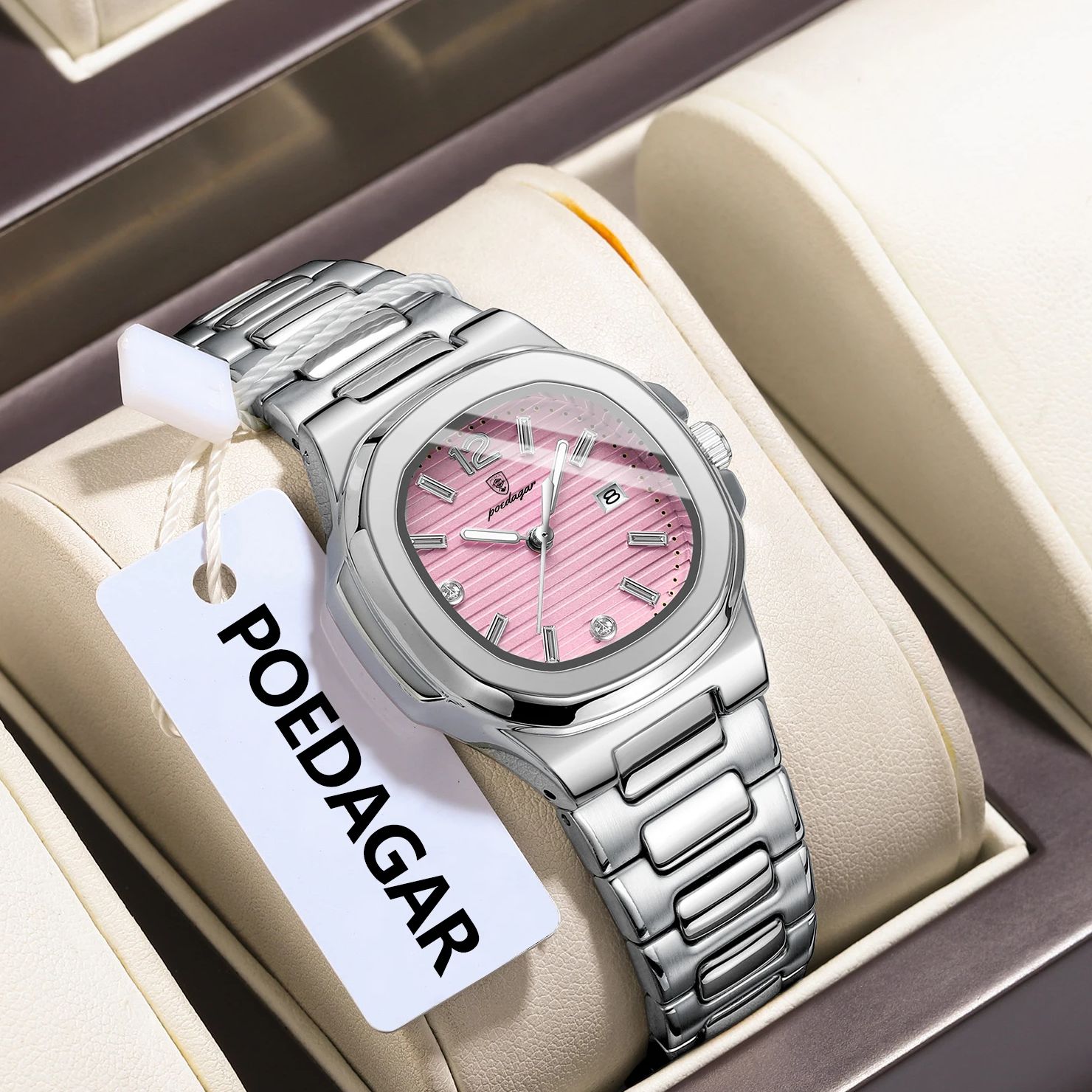 นาฬิกาข้อมือผู้หญิง POEDAGAR ส - Luxury Watch Ladies บทวิจารณ์และราคา