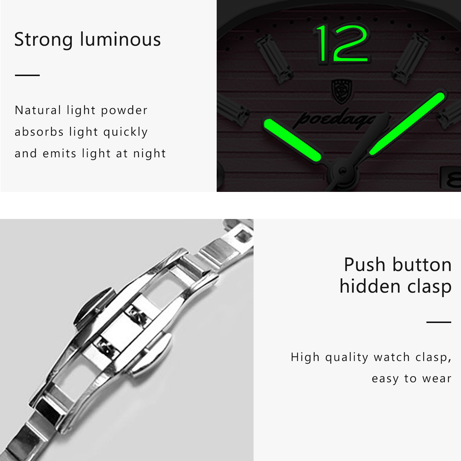 นาฬิกาข้อมือผู้หญิง POEDAGAR ส - Luxury Watch Ladies บทวิจารณ์และราคา