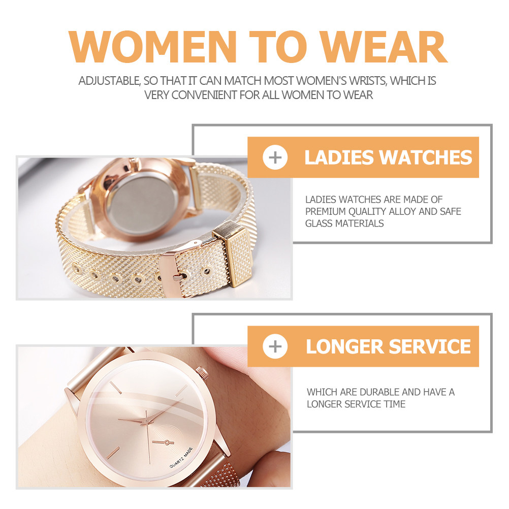 นาฬิกาควอตซ์แฟชั่นสำหรับผู้หญิ - Luxury Watch Gift For Her บทวิจารณ์และราคา
