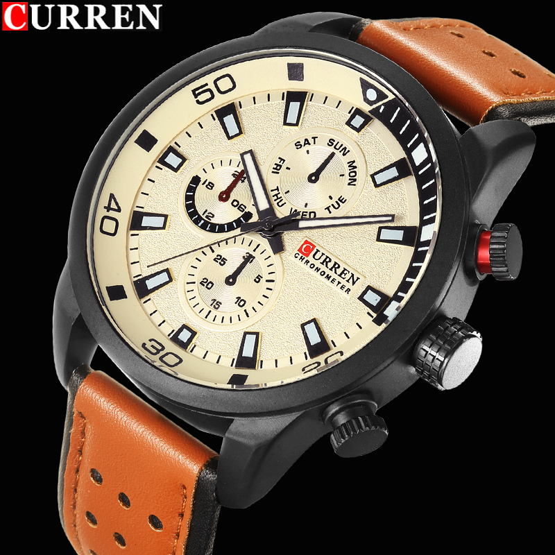 2017 CURREN นาฬิกาแบรนด์หรูผู้ - Luxury Watch Name บทวิจารณ์และราคา