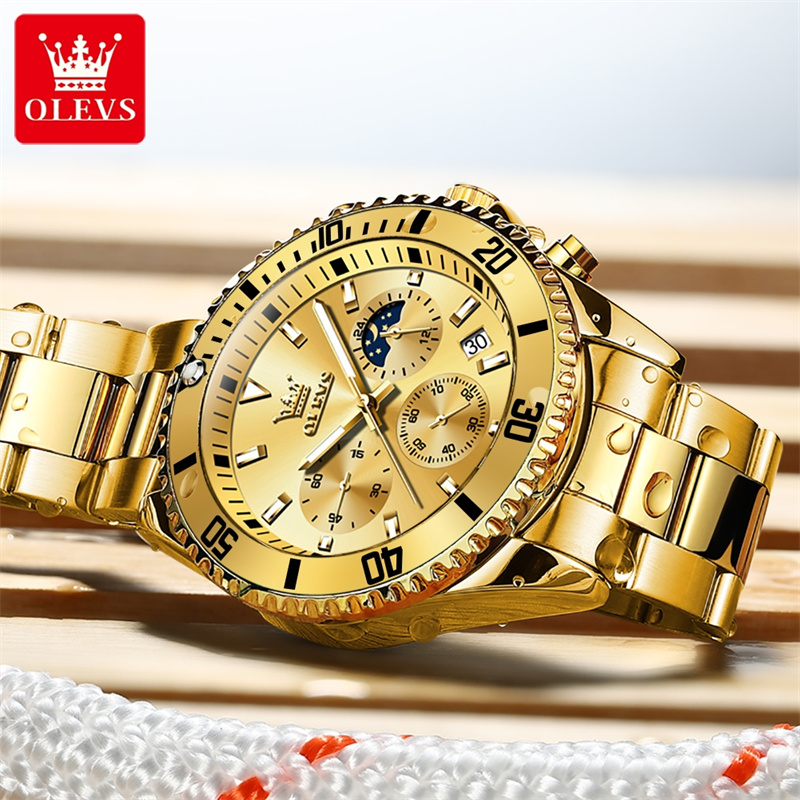 OLEVS นาฬิกาผู้ชายแบรนด์ชั้นนำ - Luxury Watch Name บทวิจารณ์และราคา