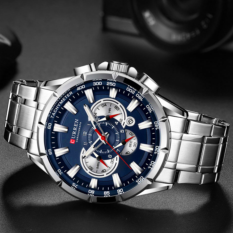 CURREN นาฬิกาข้อมือผู้ชายกันน้ - Luxury Watch Name บทวิจารณ์และราคา