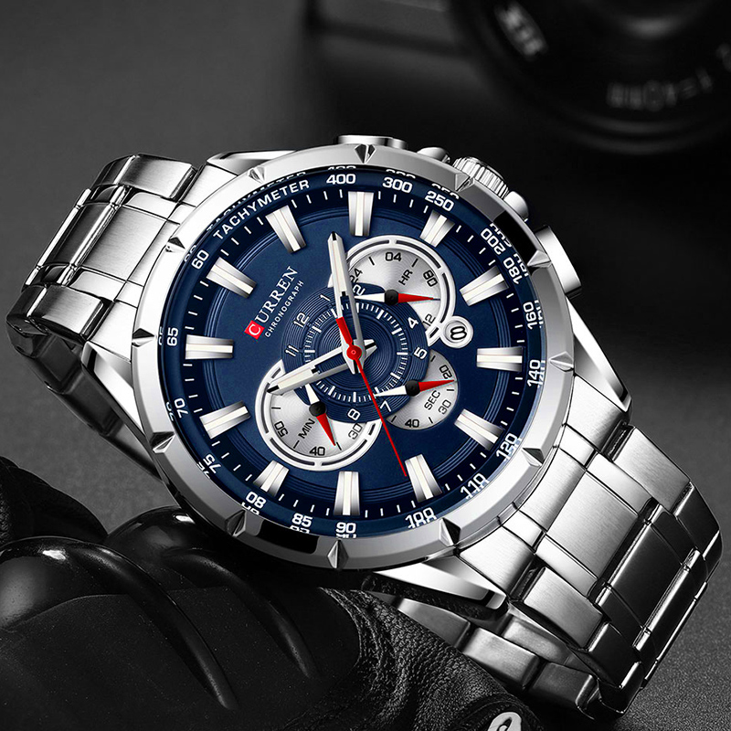 CURREN นาฬิกาข้อมือผู้ชายกันน้ - Luxury Watch Name บทวิจารณ์และราคา