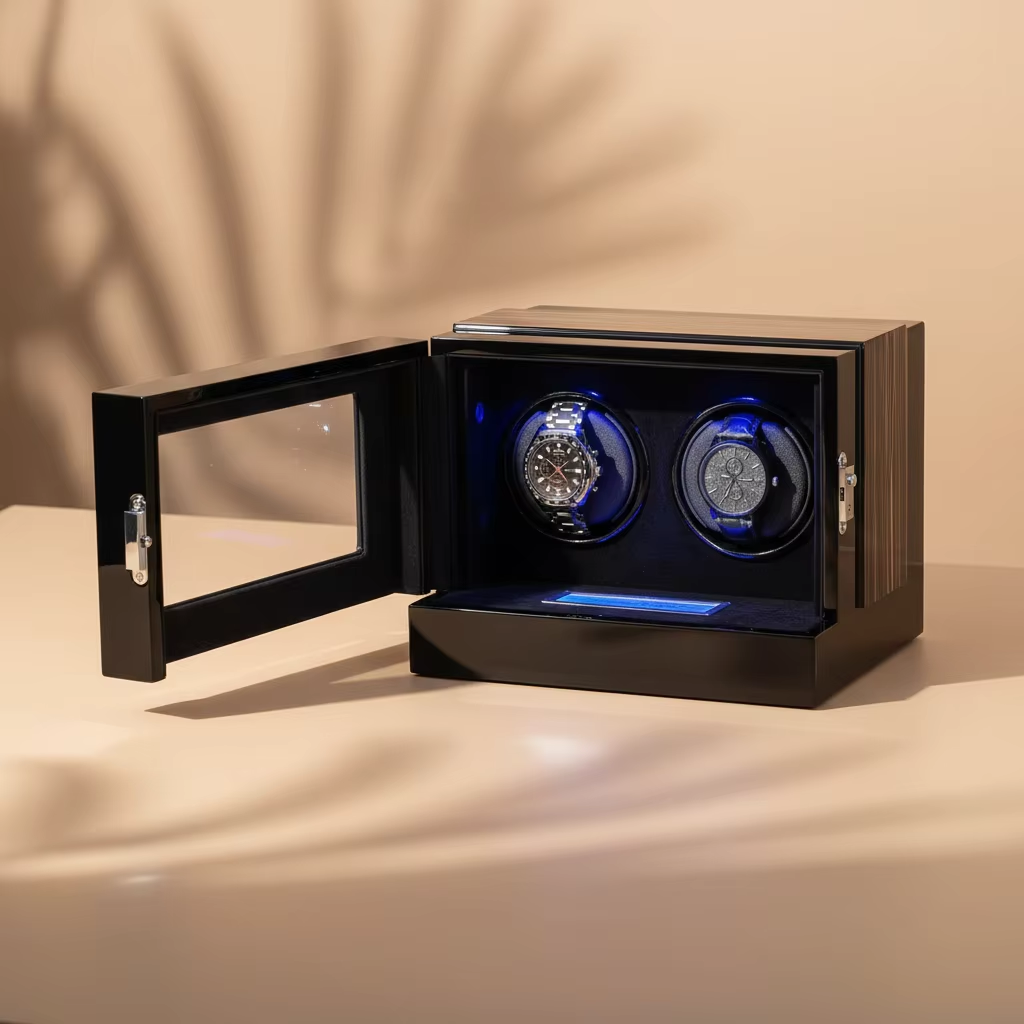 กล่องเก็บนาฬิกาอัตโนมัติแบบหรู - Luxury Watch Logo บทวิจารณ์และราคา