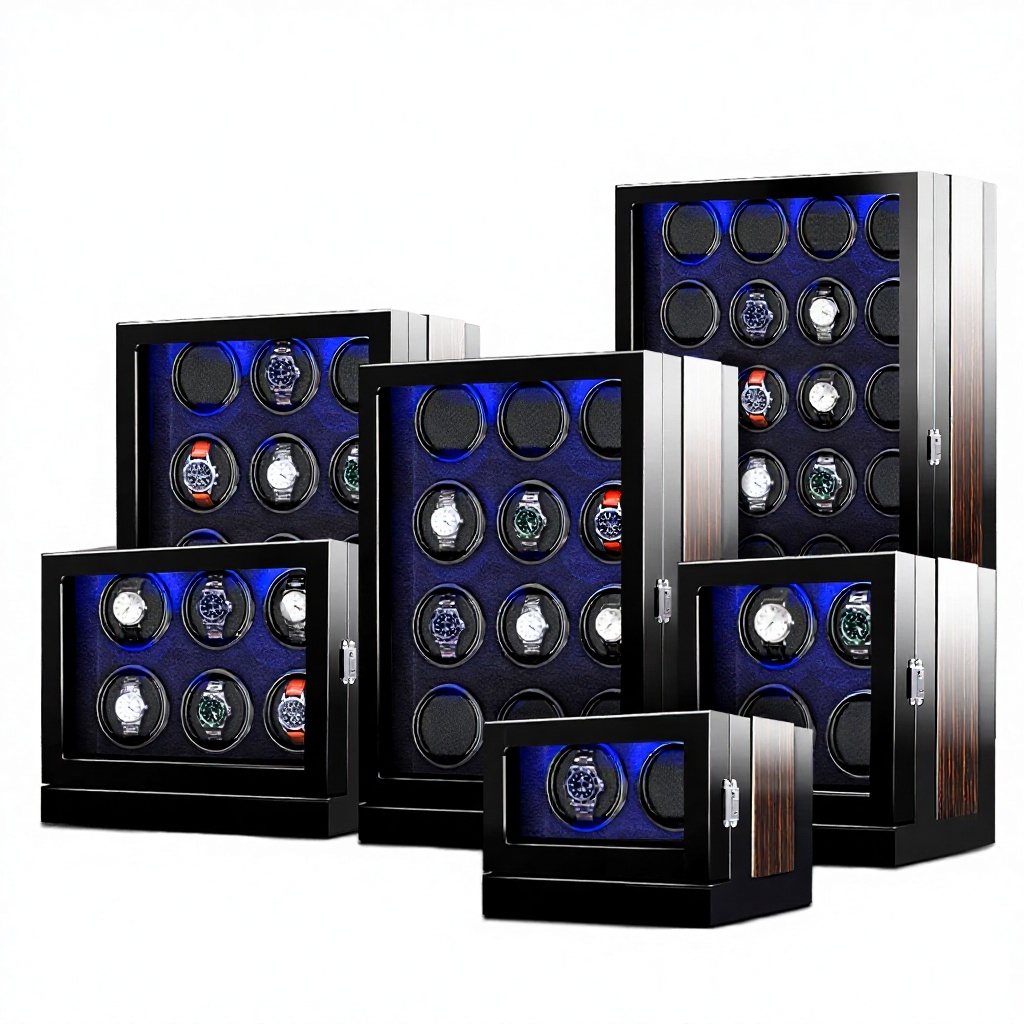 กล่องเก็บนาฬิกาอัตโนมัติแบบหรู - Luxury Watch Logo บทวิจารณ์และราคา