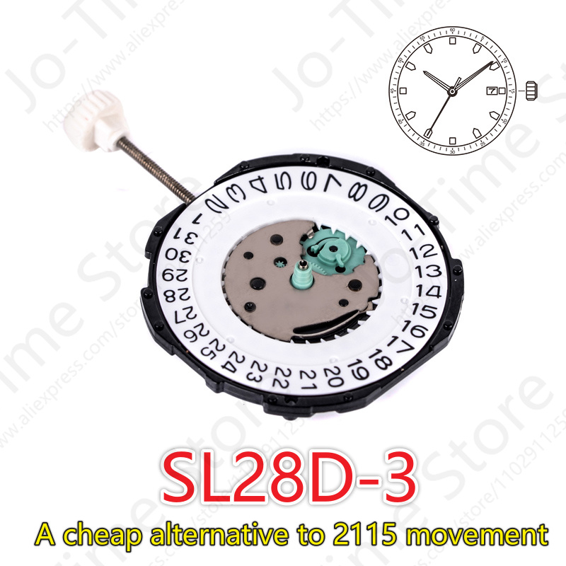Sunon SL28-3 การเคลื่อนไหวควอต - Perpetual Calendar Watch บทวิจารณ์และราคา