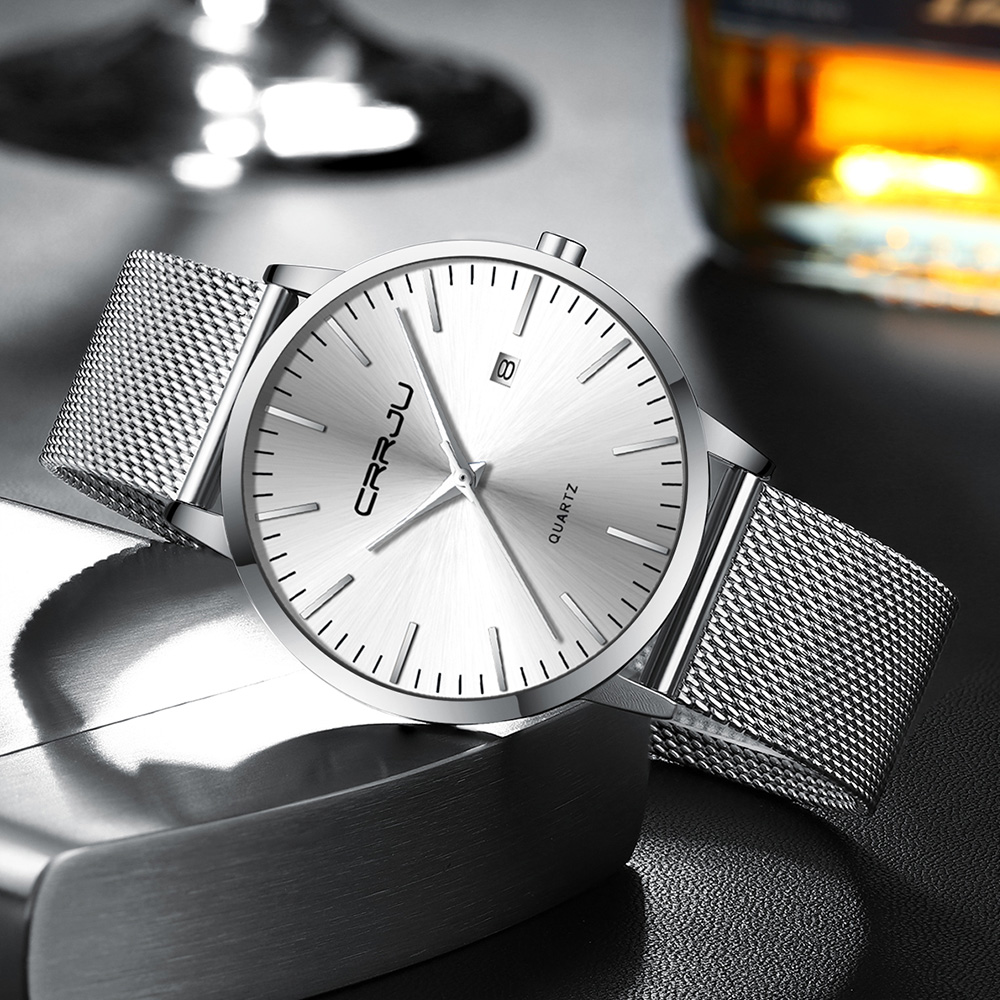 Crrju นาฬิกาแฟชั่นผู้ชายแบรนด์ - Luxury Watch Name บทวิจารณ์และราคา