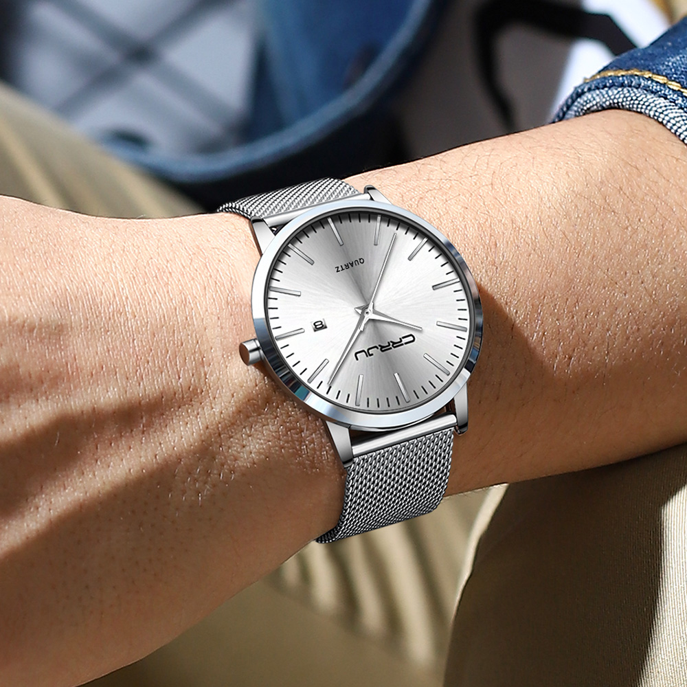 Crrju นาฬิกาแฟชั่นผู้ชายแบรนด์ - Luxury Watch Name บทวิจารณ์และราคา