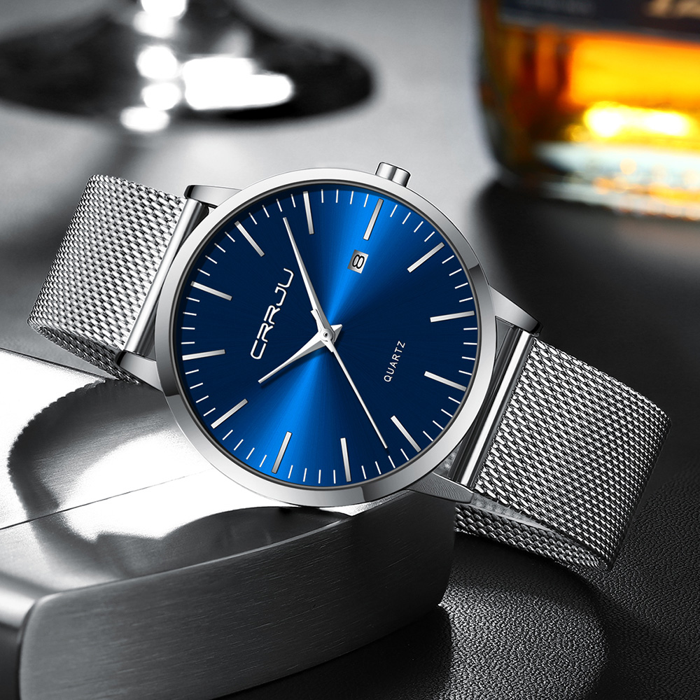 Crrju นาฬิกาแฟชั่นผู้ชายแบรนด์ - Luxury Watch Name บทวิจารณ์และราคา