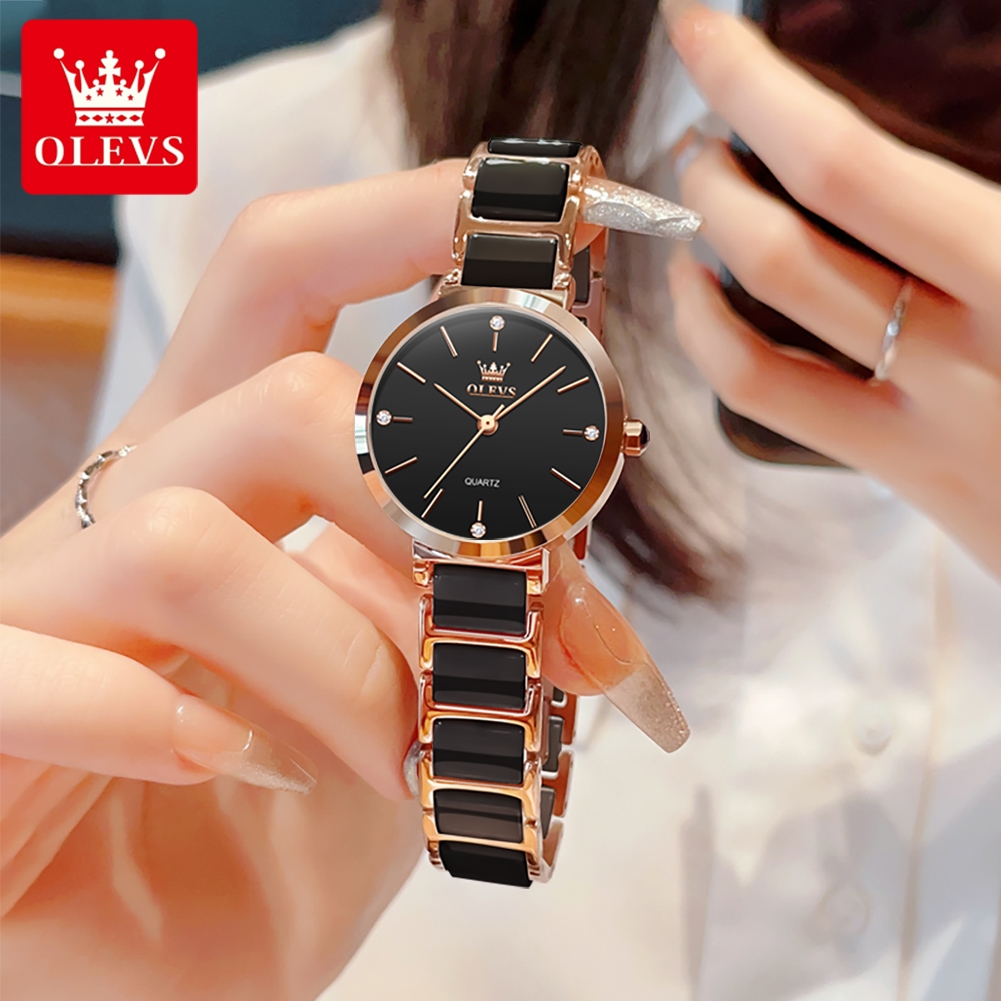 นาฬิกาข้อมือผู้หญิง OLEVS รุ่น - Luxury Watch Logo บทวิจารณ์และราคา