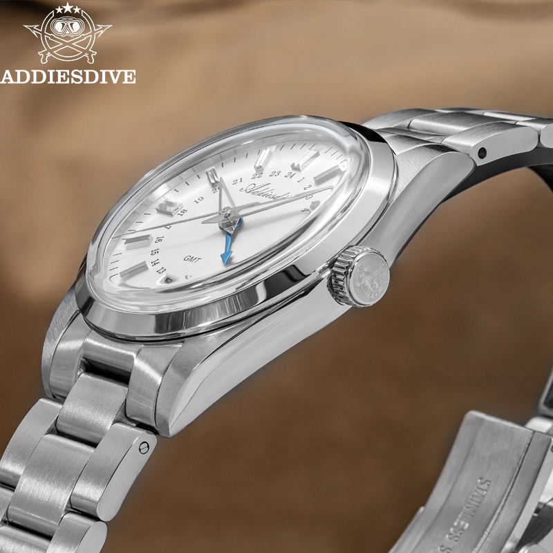 ADDIESDIVE ผู้ชาย GMT ควอตซ์นา - Luxury Watch La บทวิจารณ์และราคา