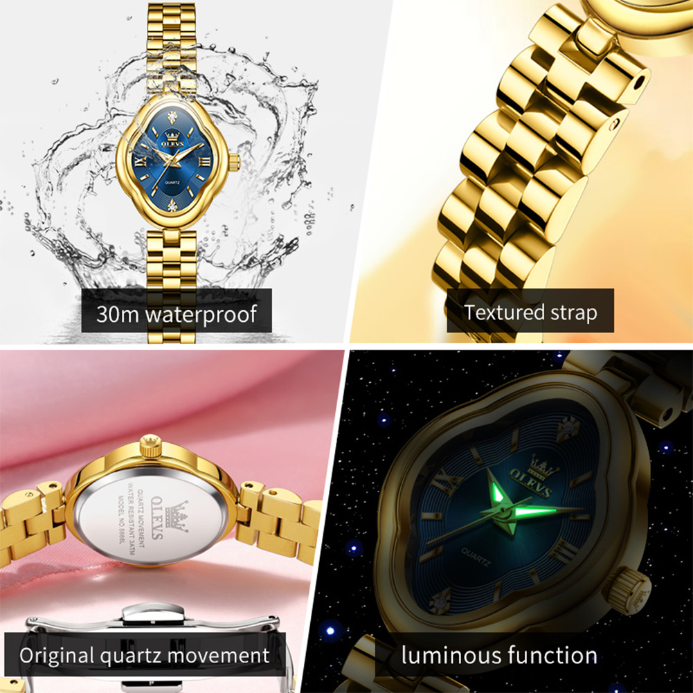 นาฬิกาควอตซ์ OLEVS สำหรับผู้หญ - Luxury Watch Ladies บทวิจารณ์และราคา