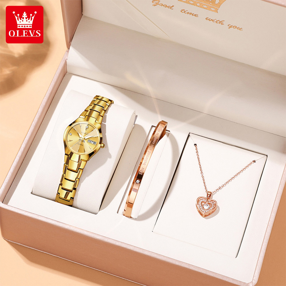 OLEVS สุภาพสตรีนาฬิกา 8697 หรู - Luxury Watch บทวิจารณ์และราคา