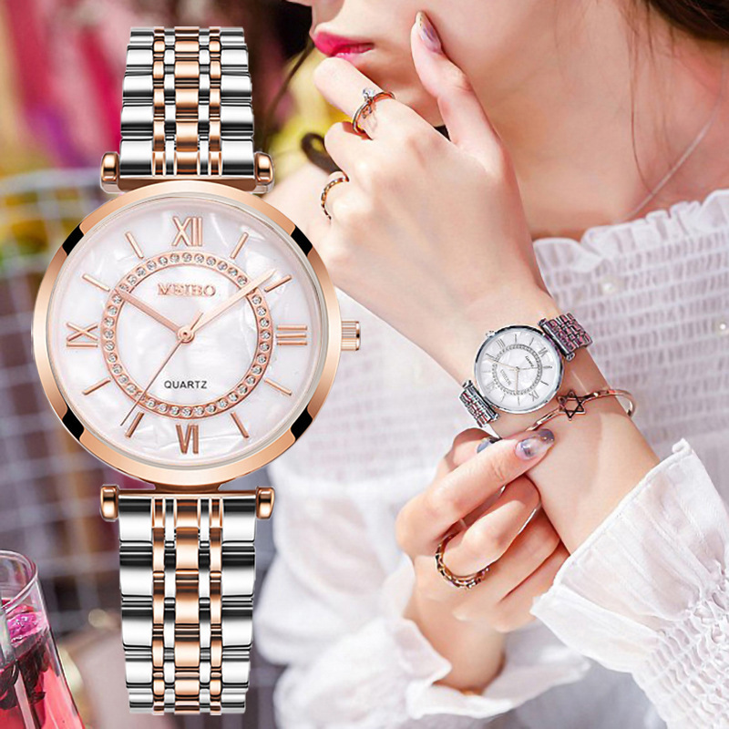 คริสตัลหรูหราสร้อยข้อมือผู้หญิ - Luxury Watch Ladies บทวิจารณ์และราคา