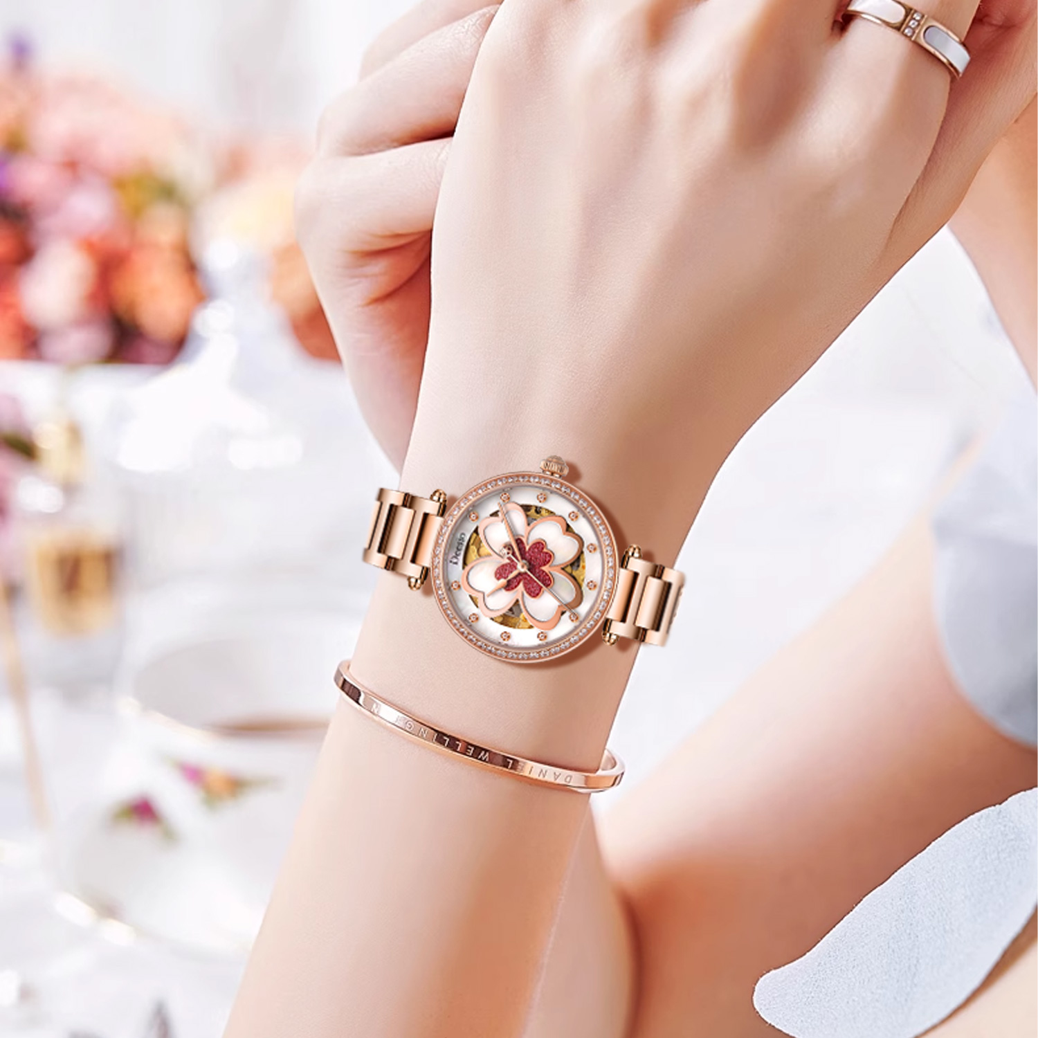 ดีซิโอ แลดี้ส์นาฬิกาอัตโนมัติ  - Luxury Watch Gift For Her บทวิจารณ์และราคา