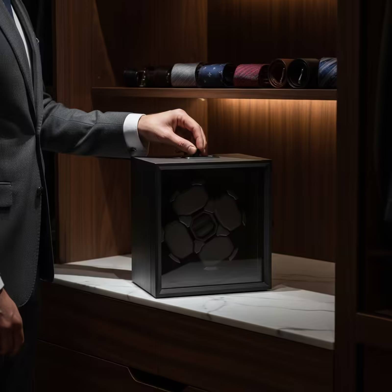 กล่องหมุนนาฬิกาอัตโนมัติ 4 ช่อ - Quiet Luxury Watch Men บทวิจารณ์และราคา