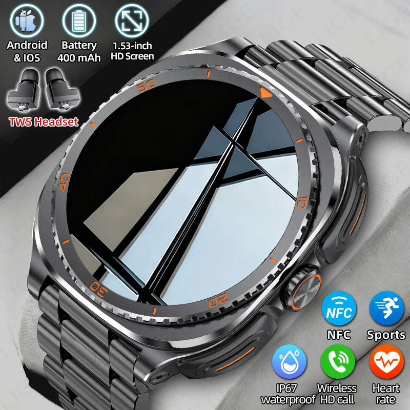 สมาร์ทวอทช์ TWS 2-in-1 รุ่นใหม - Luxury Watch La บทวิจารณ์และราคา