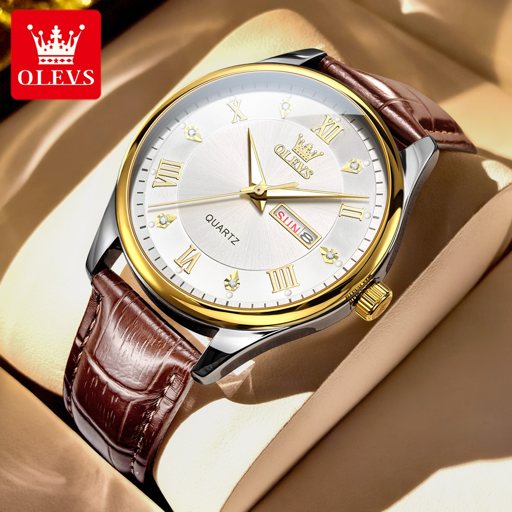 นาฬิกาคู่ OLEVS แบรนด์หรู กันน - Luxury Watch Gift For Her บทวิจารณ์และราคา