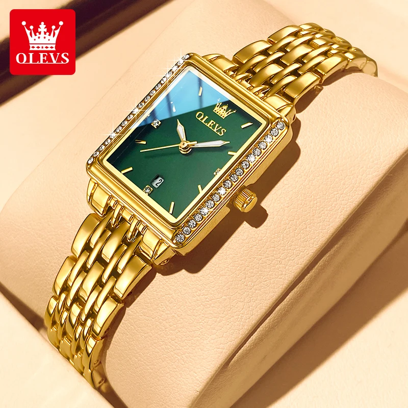 OLEVS 9995 นาฬิกาวันที่สำหรับผ - Luxury Watch Logo บทวิจารณ์และราคา