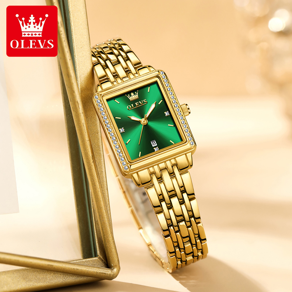 OLEVS 9995 นาฬิกาวันที่สำหรับผ - Luxury Watch Logo บทวิจารณ์และราคา