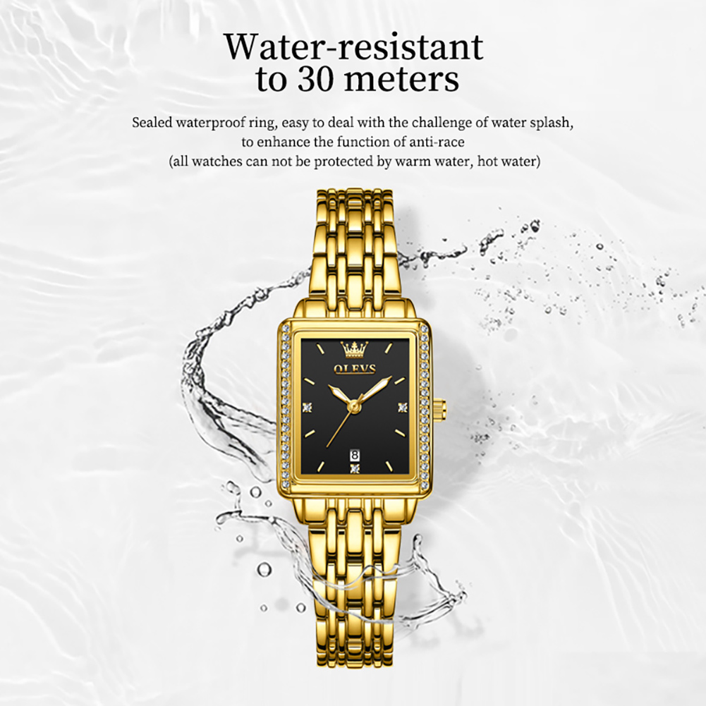 OLEVS 9995 นาฬิกาวันที่สำหรับผ - Luxury Watch Logo บทวิจารณ์และราคา