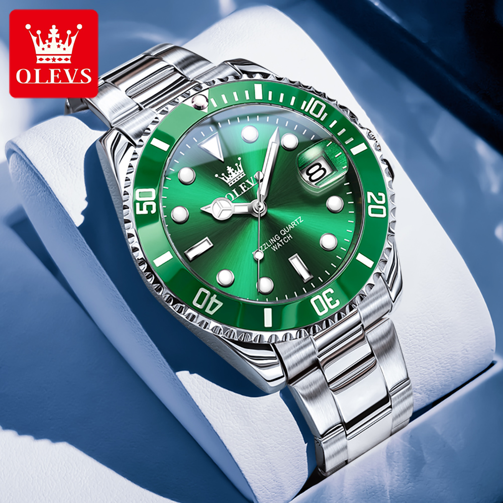 OLEVS นาฬิกาผู้ชาย 5885G แบรนด - Luxury Watch Name บทวิจารณ์และราคา