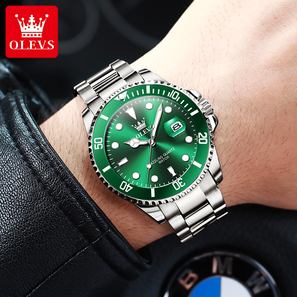 OLEVS นาฬิกาผู้ชาย 5885G แบรนด - Luxury Watch Name บทวิจารณ์และราคา