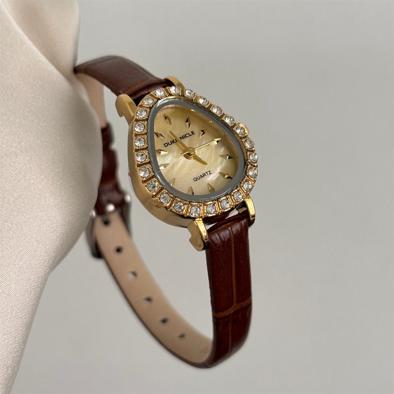 นาฬิกาควอทซ์ผู้หญิงสุดหรู หน้า - Luxury Watch Gold And Black บทวิจารณ์และราคา