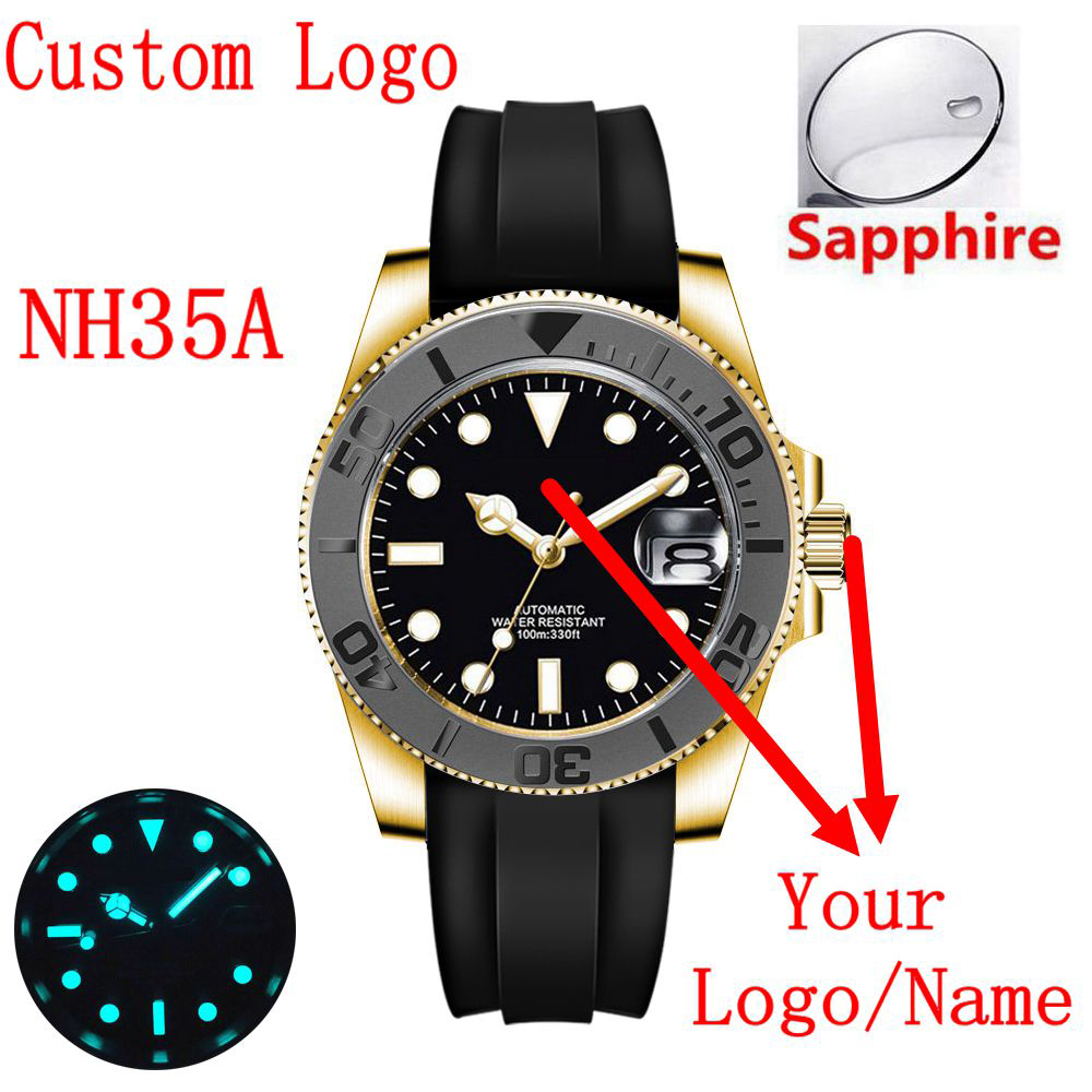 นาฬิกาข้อมือผู้ชายแบบอัตโนมัติ - Luxury Watch Logo บทวิจารณ์และราคา