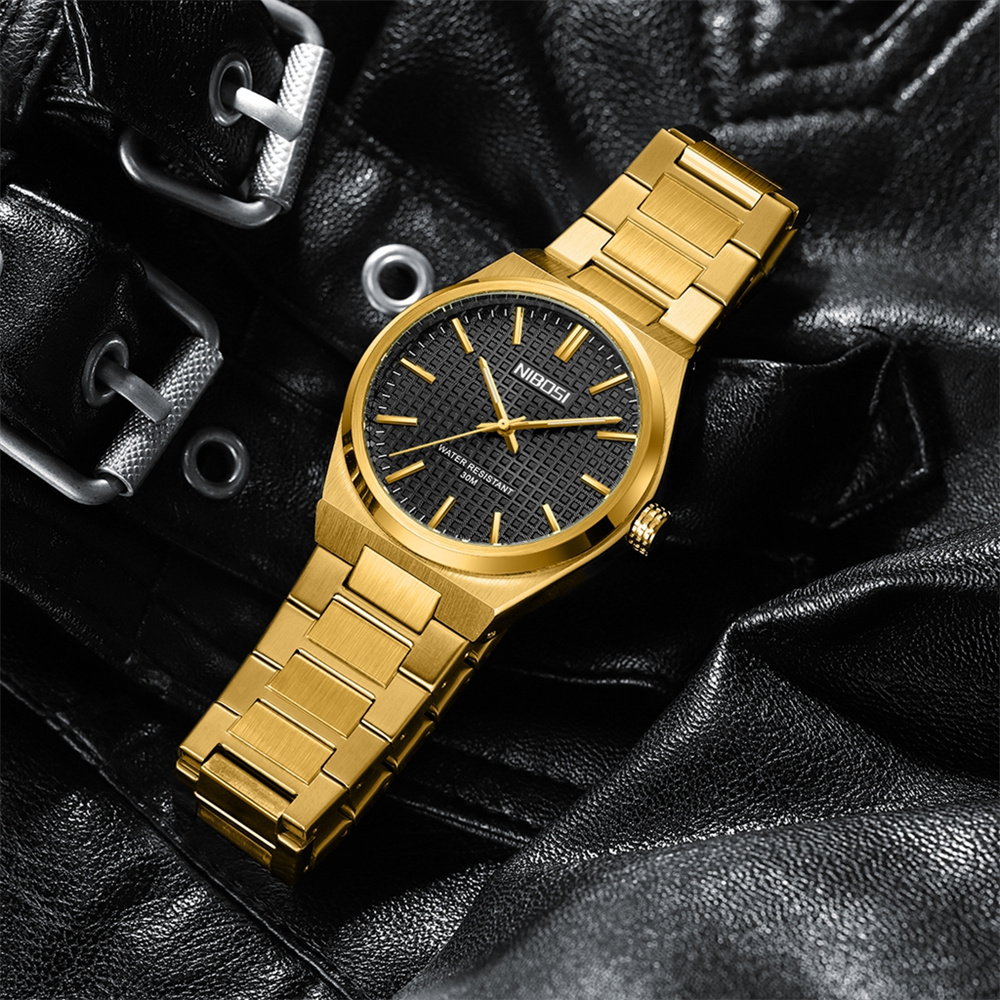 ผู้ชายแบรนด์หรูนาฬิกาทองสีดําย - Luxury Watch Gold And Black บทวิจารณ์และราคา