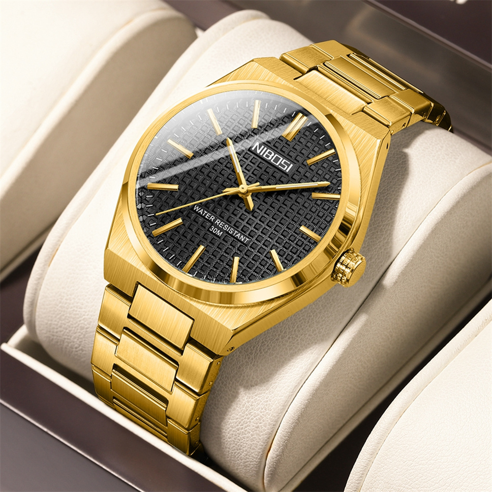 ผู้ชายแบรนด์หรูนาฬิกาทองสีดําย - Luxury Watch Gold And Black บทวิจารณ์และราคา